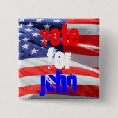 Abstimmung über John Kasich, Präsidentschaftswahle Button (Vorderseite)