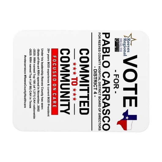 Abstimmung über Pablo Carrasco Magnet (Horizontal)