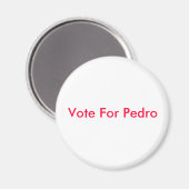 Abstimmung über Pedro Magnet (Vorderseite/Rückseite)