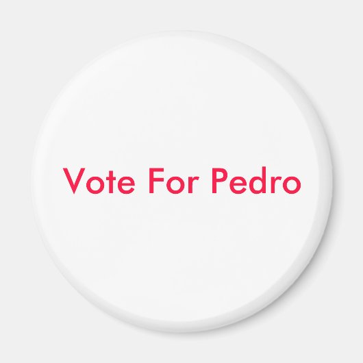 Abstimmung über Pedro Magnet (Vorne)