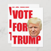 Abstimmung über Trump (Vorne/Hinten)