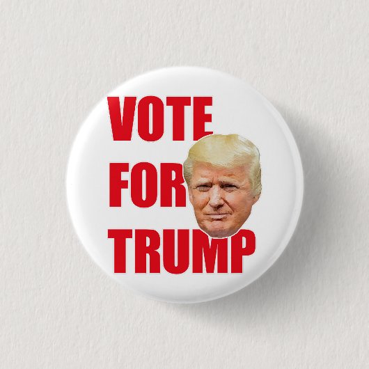 Abstimmung über Trump Button (Vorderseite)