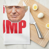 Abstimmung über Trump Geschirrtuch (Viertel Falte)