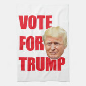 Abstimmung über Trump Geschirrtuch (Vertikal)