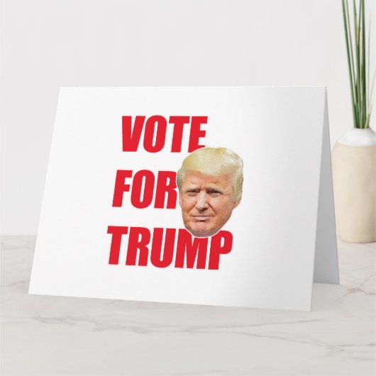Abstimmung über Trump Karte (Vorderseite)