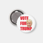 Abstimmung über Trump Magnet (Vorderseite/Rückseite)