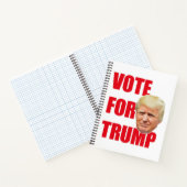 Abstimmung über Trump Notizblock (Innenseite)