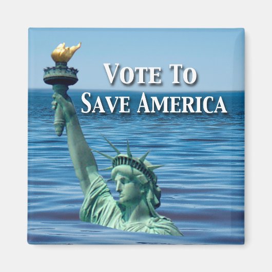 Abstimmung, um Amerika diese Wahl Retten Magnet (Vorne)