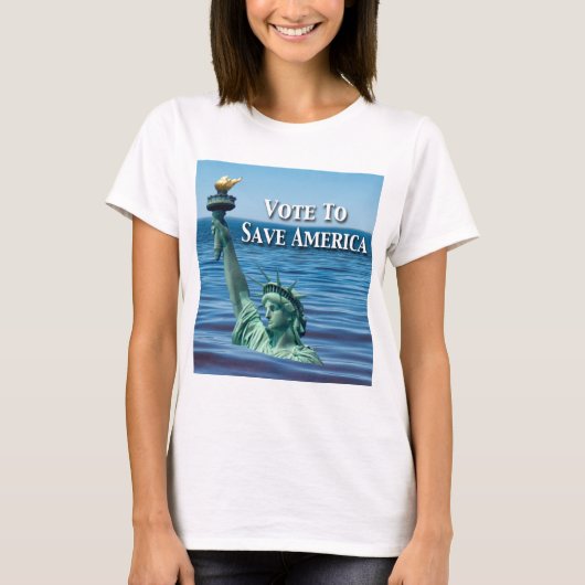Abstimmung, um Amerika diese Wahl Retten T-Shirt (Vorderseite)