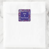 Abstimmung und gute Aufkleber fühlen (Tasche)