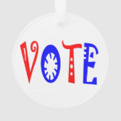 ABSTIMMUNG USA ORNAMENT (Rückseite)