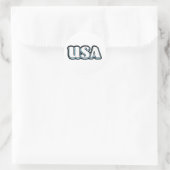 Abstimmung USA Runder Aufkleber (Tasche)
