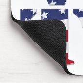 ABSTIMMUNG "V O T E" mit US-FLAG Mousepad (Ecke)