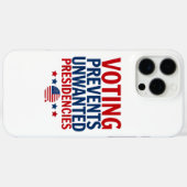 Abstimmung verhindert unerwünschte Präsidentschaft Case-Mate iPhone Hülle (Rückseite (Horizontal))