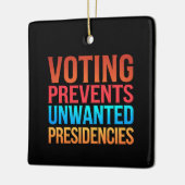 Abstimmung verhindert unerwünschte Präsidentschaft Keramikornament (Links)