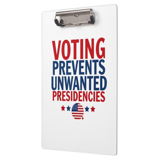 Abstimmung verhindert unerwünschte Präsidentschaft Klemmbrett (Links)