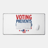 Abstimmung verhindert unerwünschte Präsidentschaft Schreibtischunterlage (Tastatur & Maus)