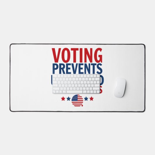 Abstimmung verhindert unerwünschte Präsidentschaft Schreibtischunterlage (Tastatur & Maus)