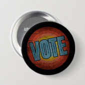 ABSTIMMUNG VINTAG BUTTON (Vorne & Hinten)
