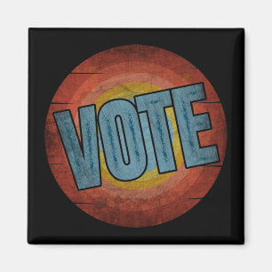 ABSTIMMUNG VINTAG MAGNET