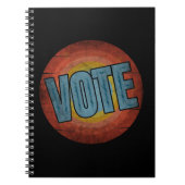 ABSTIMMUNG VINTAG NOTIZBLOCK (Vorderseite)