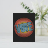 ABSTIMMUNG VINTAG POSTKARTE (Stehend Vorderseite)