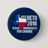 Abstimmung vor 2018 Senat Texas Demokraten Button (Vorderseite)