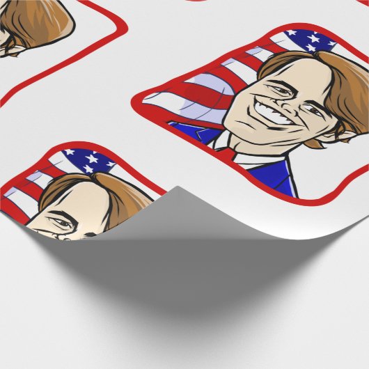 Abstimmung vor o'rourke 2024 geschenkpapier (Ecke)