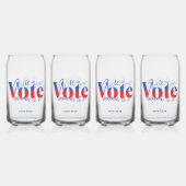 Abstimmung Wie Ihre Abstimmung davon abhängt Dosenglas (Vorderseite)