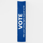 Abstimmung wie Ihre Stimmrechte abhängen Banner (Vertikal)