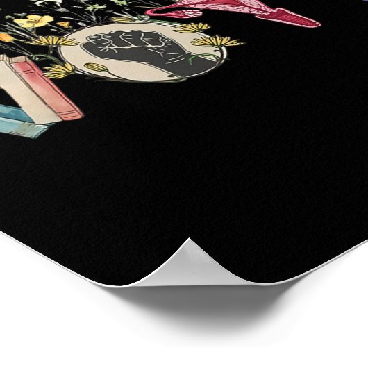 Abstimmung wie Ruth schickte dir Blume Feministin  Poster (Ecke)