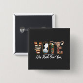 Abstimmung wie Ruth schickte dir Harris LGBTQ Glei Button (Vorne & Hinten)