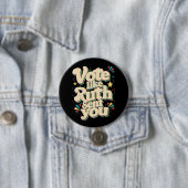 Abstimmung wie Ruth schickte dir Uterus Feminist L Button (Beispiel)