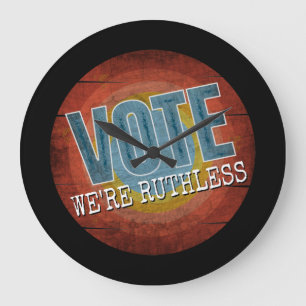 ABSTIMMUNG WIR SIND RUTHLOS GROßE WANDUHR