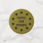 Abstimmungen für die Wahlknöpfe für Frauen LWV-Tab Konfetti (Klein Vorderseite)