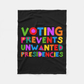 Abstimmungen verhindern unerwünschte Präsidentscha Fleecedecke (Vorderseite)