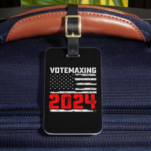 AbstimmungMaxing 2024 Trump Präsidentschaftswahl Gepäckanhänger