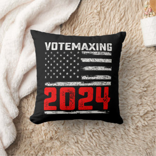 AbstimmungMaxing 2024 Trump Präsidentschaftswahl Kissen