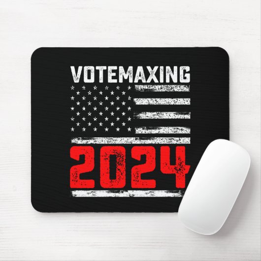 AbstimmungMaxing 2024 Trump Präsidentschaftswahl Mousepad (Mit Mouse)