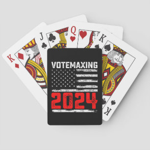 AbstimmungMaxing 2024 Trump Präsidentschaftswahl Spielkarten