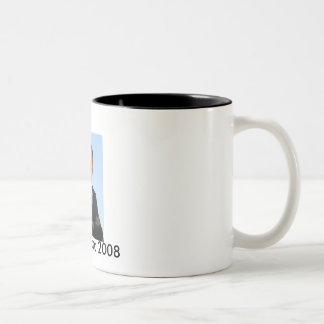 AbstimmungObamakaffee-Tasse 2008 Zweifarbige Tasse