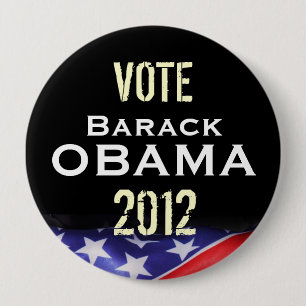Abstimmungs-Barack Obama 2012 Kampagnen-Knopf Button