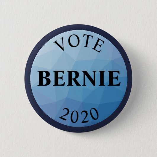 Abstimmungs-Bernie-Sandpapierschleifmaschinen 2020 Button (Vorderseite)