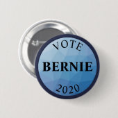 Abstimmungs-Bernie-Sandpapierschleifmaschinen 2020 Button (Vorne & Hinten)