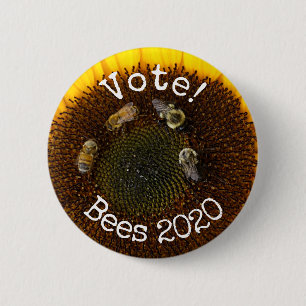 Abstimmungs-Bienen! Button