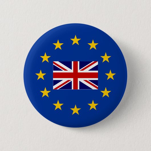 Abstimmungs-Buttonknöpfe brexit Referendum EU Button (Vorderseite)