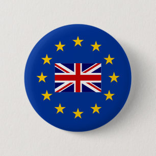Abstimmungs-Buttonknöpfe brexit Referendum EU Button