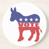 Abstimmungs-demokratisches Party Getränkeuntersetzer (Vorne)