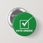 Abstimmungs-Grün - Körper Button (Vorne & Hinten)