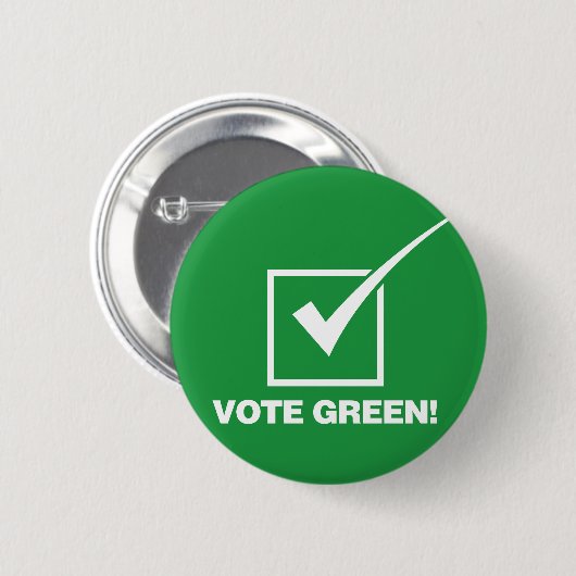 Abstimmungs-Grün - Körper Button (Vorne & Hinten)